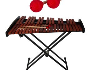 ZRE-AEXYPH 1 Pair Middle Marimba Stick Mallets Xylophone Glockensplel Mallet with Beech Handle Musical Accessories Mallets for Amateurs