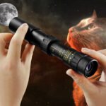 ZRE-AEHNTNG 10-300X Zoom HD Portable Strong Binoculars Long Range Professional Spyglass Monocular Telescope Low Night Vision for Hunting