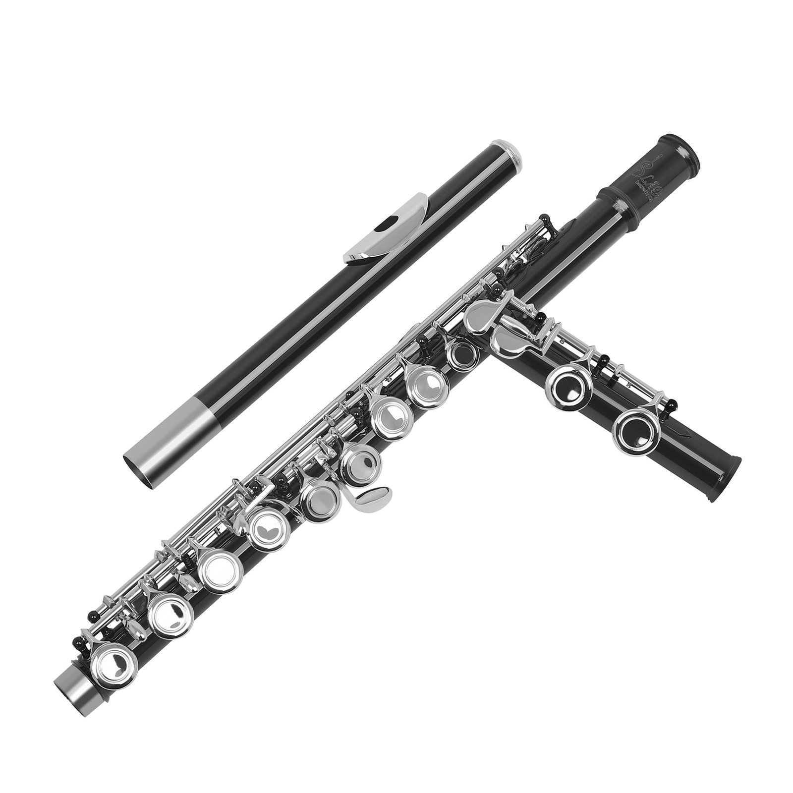 16-Holes-C-Key-Flute-Western-Concert-Flute-Cupronickel-Nicke-Plated-Woodwind-Instrument-Cleaning-Cloth-Stick