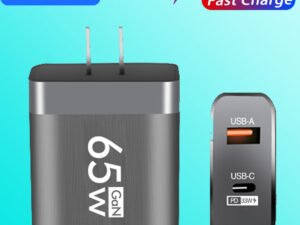 ZRE-AECHRDC 65W GaN USB C Charger Fast Charging Charger for iPhone 14 Xiaomi Samsung Huawei Cell Phone Wall Charger Quick Charge3.0 Adapter