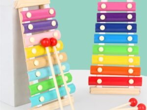 ZRE-AEXYPH 8 Keys Wooden Xylophone Hot Sale Baby Music Instrument Toy Musical Funny Toys For Baby Boys&Girls Educational Xylophone Gifts