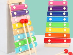 ZRE-AEXYPH 8 Keys Wooden Xylophone Juguetes With Wooden Mallets Percussion Musical Instrument Kids Music Instrument Education Toys