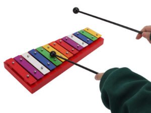 ZRE-AEXYPH Aluminum Birch 13 Tones Xylophone Professional Glockenspiel Colorful Xylophone for Creating Music Percussion Musical Instruments