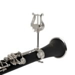ZRE-AECLRNT Black Pipe Clarinet Portable Score Marching Music Stand Black Pipe Clarinet Special Accessories Music Score Stand