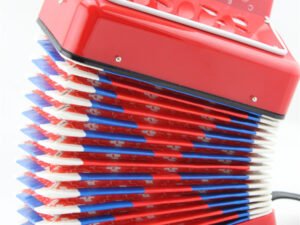 ZRE-AEACCRD Children's Accordion Small Accordion Children's Early Education Instrument Color Optional 7 Key 3 Air Valves Kids ABS Toy