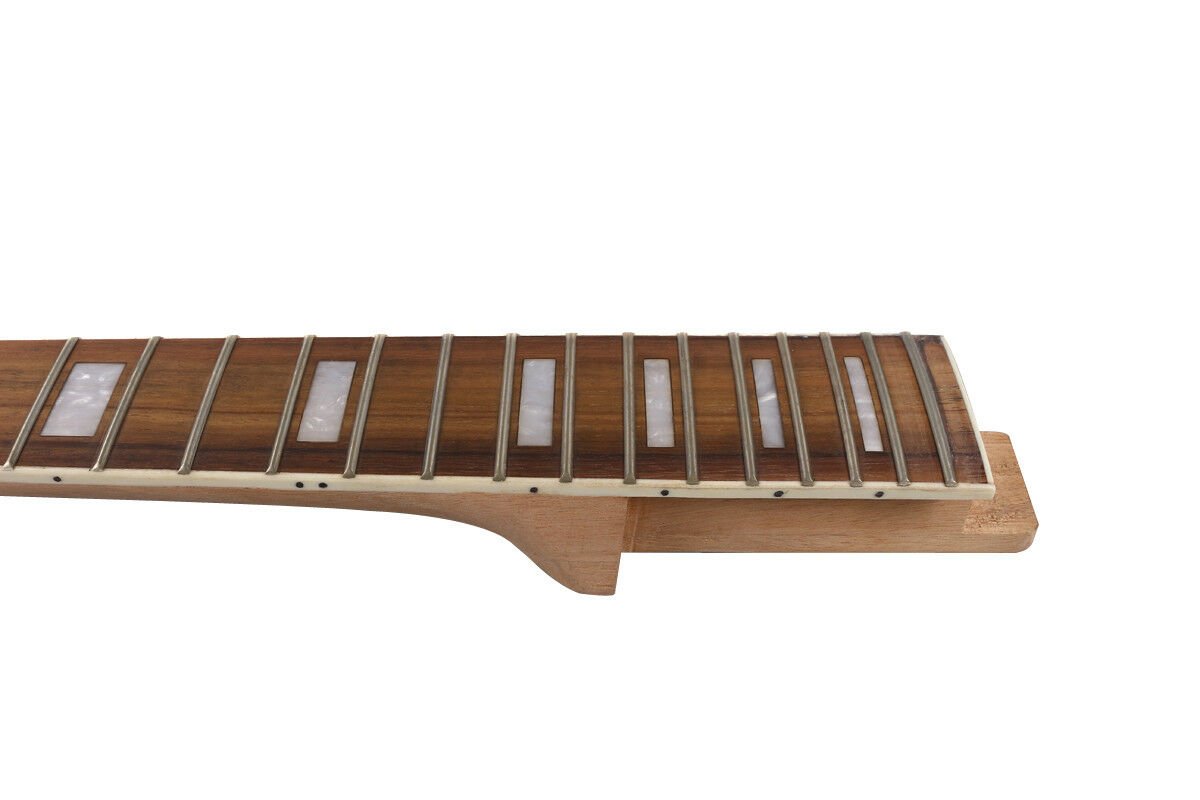 Diy-Flying-V-Style-Electric-Guitar-Neck-Mahogany-22Fret-24-75inch-lp13