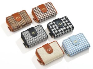 ZRE-AEKDWLT Fashion Women's Wallets with Zipper Luxury Designer PU Leather Cute Purses Large Capacity Card Holder Wallet for Women