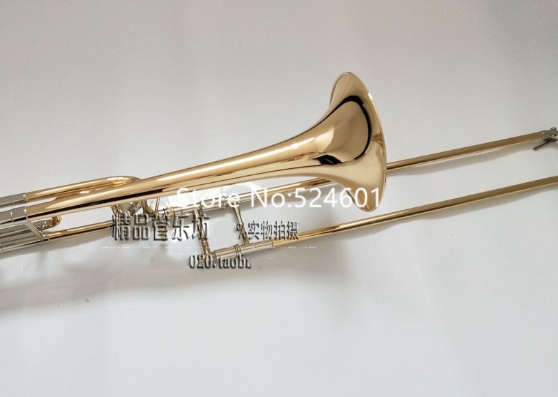 Hot-Selling-Bach-42GO-Tenor-Bb-F-Trombone-Gold-copper-Professional-playing-musical-instruments-with-shell