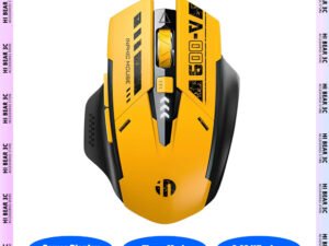 ZRE-AEMOUSE Inphic A9 2.4G Wireless Mouse Mute Rechargeable Power Display Low Delay Gaming Mouse Ergonomics Pc Mac Office Laptop Accessories