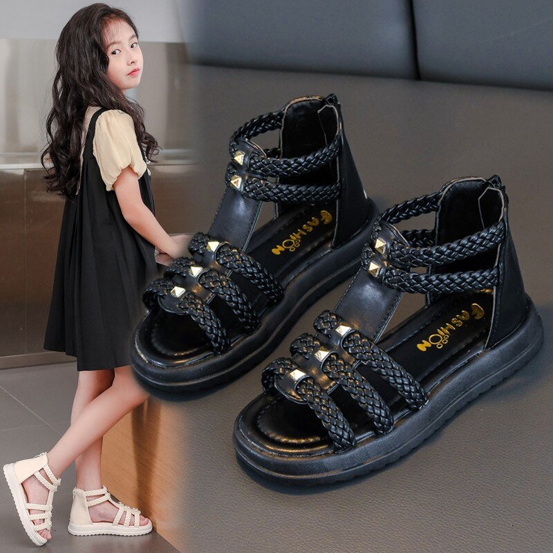Kids-Summer-Sandals-for-Girls-2023-New-Versatile-Korean-Style-PU-Soft-Non-slip-Flat-Casual