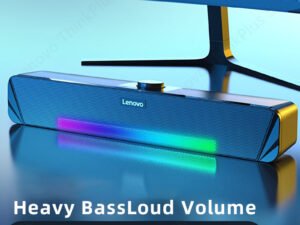 ZRE-AEBTSPKR Lenovo TS33 Wireless Bluetooth 5.0 Speaker Home Movie Surround Sound Bar Audio Speaker For Desk Computer Subwoofer