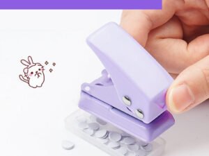 ZRE-AEPNCH Mini single hole puncher student stationery diy Hole punch round hole small manual paper loose leaf puncher