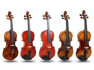 ZRE-AEVIOLIN NAOMI Full Size 4/4 Violin Starter Kit With Hard CaseBrazilwood Bow Extra Strings For Adults Beginners Violin Accessories