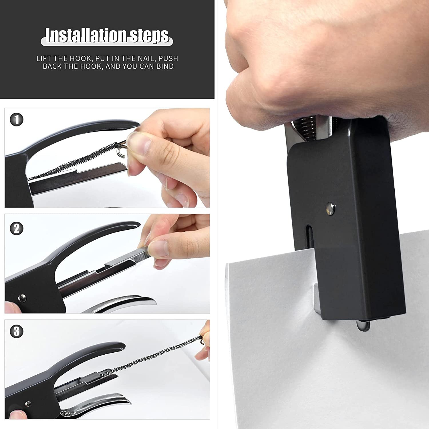 No-12-10-Hand-Held-Stapler-Metal-Labor-Saving-Strong-And-Durable-Stapler-Hand-Pliers-Includes