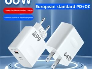 ZRE-AECHRDC Original 66W GaN USB Type C Charger PD Fast Charging Power Adapter For iPhone Huawei Nova 11 10 Xiaomi Samgsung Quick Charge 3.0