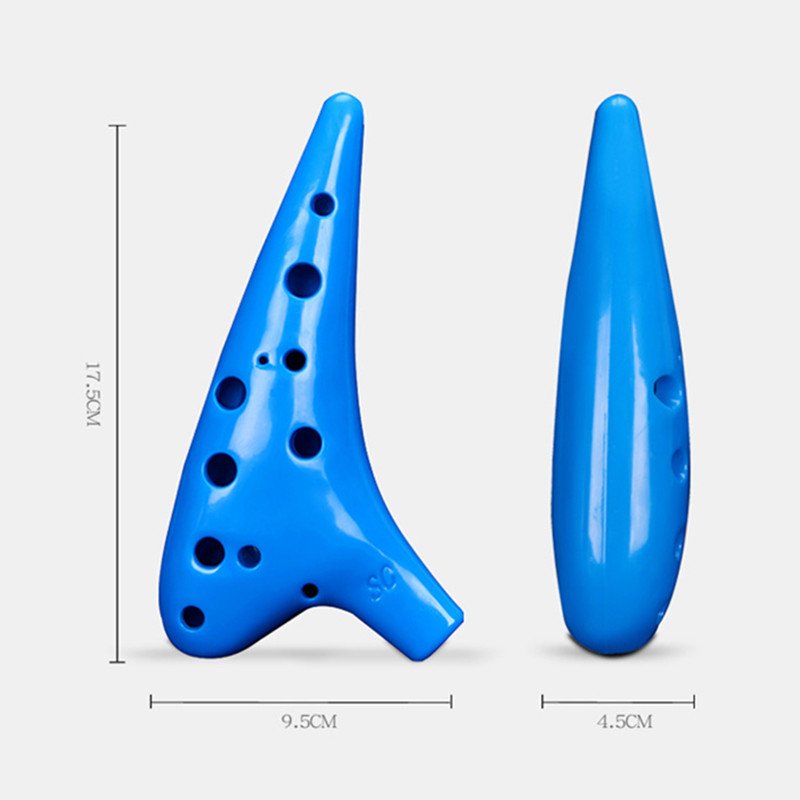 Plastic-12-Hole-Ocarina-Ceramic-Alto-C-Legend-of-Ocarina-Flute-Music-Instrument-Multicolor-Flute-Adult