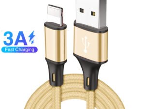 ZRE-AECHRDC Quick Charge USB Cable For iPhone 13 12 11 Pro X Max 6 6s 7 8 Plus Apple iPad Origin Lead Mobile Phone Cord Data Charger Wire 3m