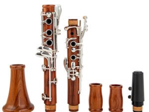 ZRE-AECLRNT Rowetter Red Wood Professional Clarinet Bb Rosewood Silvering Keys Solid Wood Sib Klarnet
