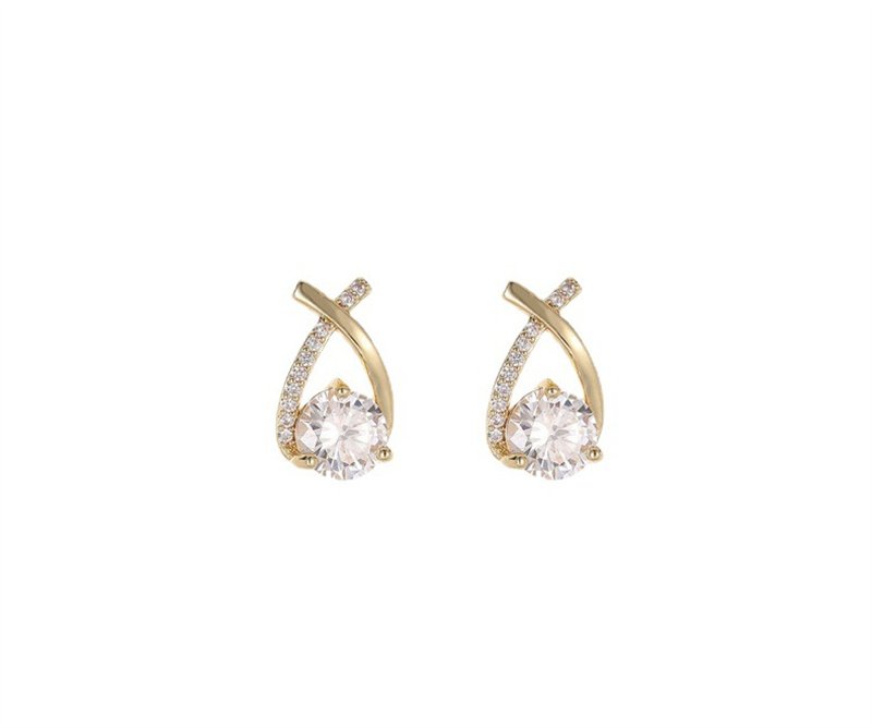 SKEDS-Fashion-Cross-Stud-Earrings-For-Women-Girls-Korean-Style-Elegant-Crystal-Jewelry-Ear-Rings-Fishtail
