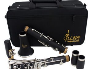 ZRE-AECLRNT SLADE Bb Clarinet 17 Keys Bakelite Wooden Professional Woodwind Instrument Tenor Clarinet With Box Reed Musical Instrument Parts