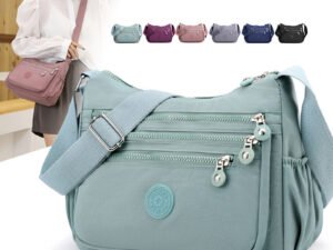 ZRE-AEWBAG Women's Messenger large capacity Shoulder Bag Polyester Fashion Cosmetic Bag Simple and Versatile Handbag Crossbody Bag