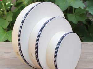 ZRE-AEDRM Wooden Hand Drum Tambourine Kids Percussion Toy Wood Frame Drum for Children Music Game Convenient to Carry Around