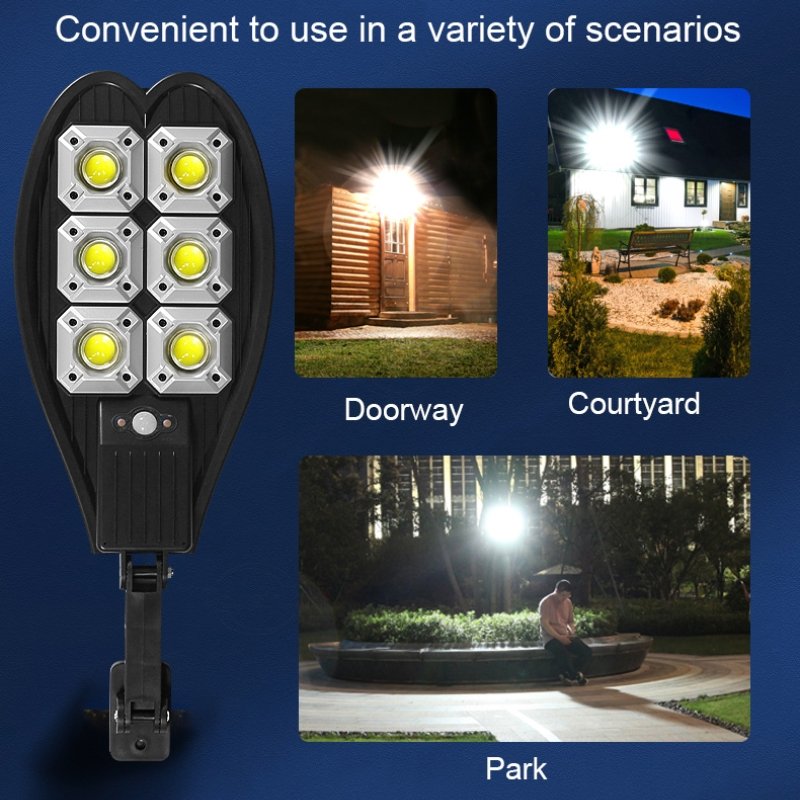 1-2pack-Solar-Lights-Outdoor-LED-Solar-Street-Lamp-Waterproof-2000W-Super-Bright-PIR-Motion-Sensor