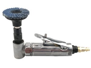 ZRE-AEPNETLS 1/4 Inch Air Angle Die Grinder Set 90 Degree Pneumatic Grinding Polisher Mill Engraving Machine Carving Tool With Sanding Disc