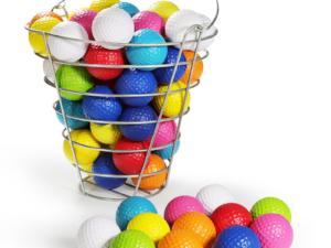 ZRE-AEGLF 10Pcs Golf Balls PU Foam Elastic Indoor Outdoor Golf Practice Driving Range Children Putting Golf Supplies