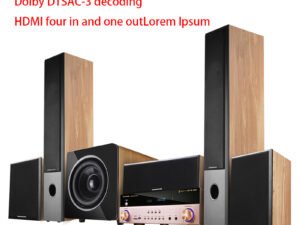 ZRE-AEHMTHTR 1200W 5.1 Amplifier Power Home Theater Audio Set Home Living Room Surround Bass Audio Dolby DTS Decoding HD Bluetooth Amplifier