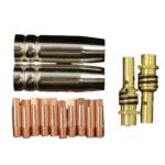 ZRE-AEPLWD 14 Pcs 15AK Welding Torch Consumables 0.6-1.2mm MIG Torch Gas Nozzle Tip Holder For Welding Equipment Accessories