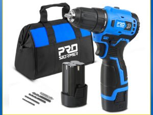 ZRE-AEELDRILL 16.8V Brushless Electric Drill 35NM Mini Driver Screwdriver Cordless Driller 5pcs Bit Power Drill Li-ion Battery By PROSTORMER