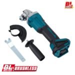 ZRE-AEGRNDR 18V M14 Brushless Electric Angle Grinder 125mm No Battery DIY Cutting Machine Power Tools for Makita 18V Battery