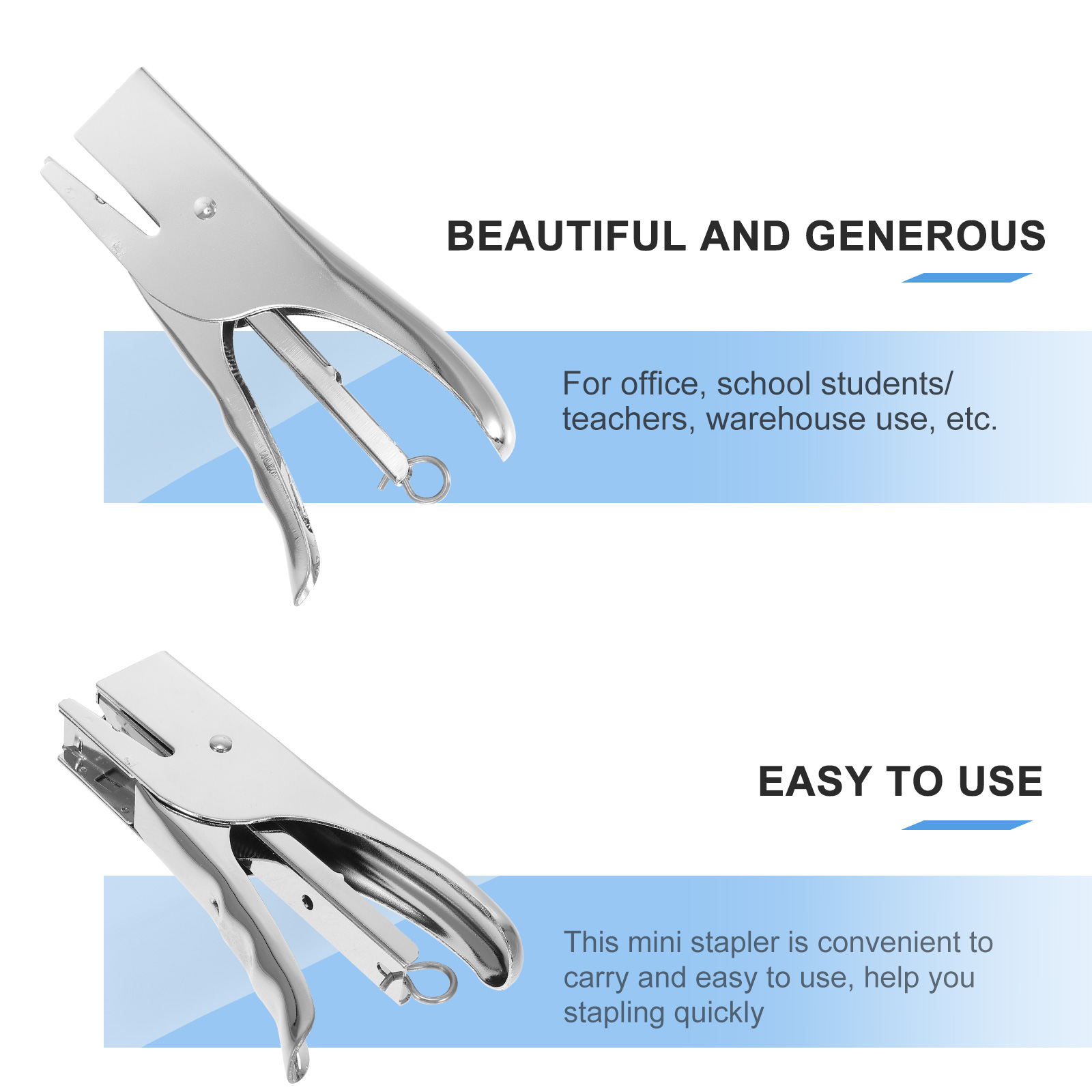 1pc-20-Sheets-Plier-Stapler-No-Jam-Hand-Grip-Metal-Stapler-Save-Effort-Stapler-without-Stitching