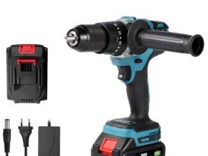 ZRE-AEELHMR 2-13MM Brushless Electric Impact Drill Cordless Screwdriver Battery Charging Hand Drill Ice Fishing Impact Power For Makita