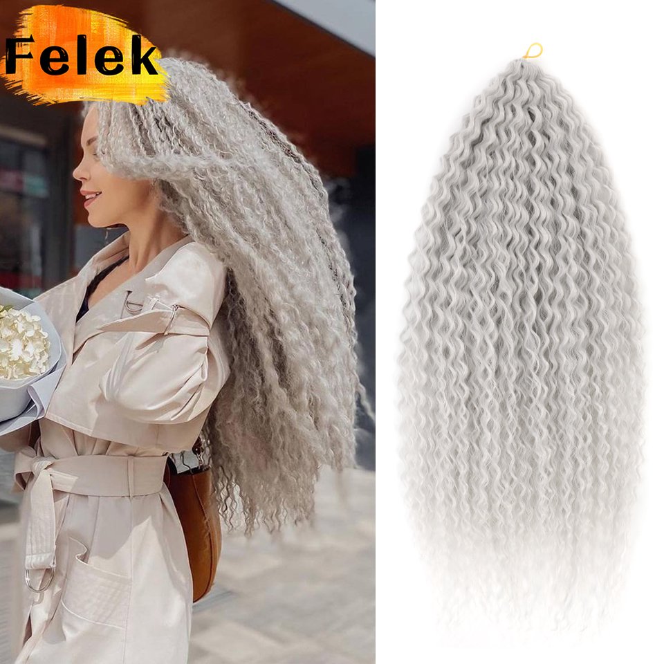 20-30-Inch-Afro-Curl-Kinky-Curly-Crochet-Braiding-Hair-Extensions-Brazilian-Braids-Synthetic-Ombre-Pink