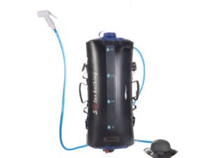 ZRE-AECAMPNG 20L Outdoor Camping Water Bag Portable Large Capacity Multifunctional 0 To 40 Degree Centigrade Waterproof TPU Bathing Bag