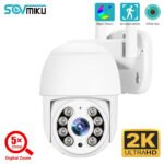 ZRE-AECMR 2K Smart Wifi PTZ Camera 5xDigital Zoom Human Detection & Automatic Tracking IP Camera Color Night Vision Home Security Camera