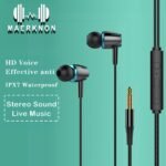 ZRE-AEHPHN 3.5mm Bass Wired Headphones Gaming Noise Cancelling Earbuds With Microphone Adjustable Volume Earphone Stereo HIFI Music Headset