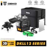 ZRE-AECONSTR 3.7V 3 X 360 GREEN LINE LASER LEVEL MEASUREMENT & ANALYSIS INSTRUMENTS CONSTRUCTION TOOLS DEKO DKLL12PB SERIES
