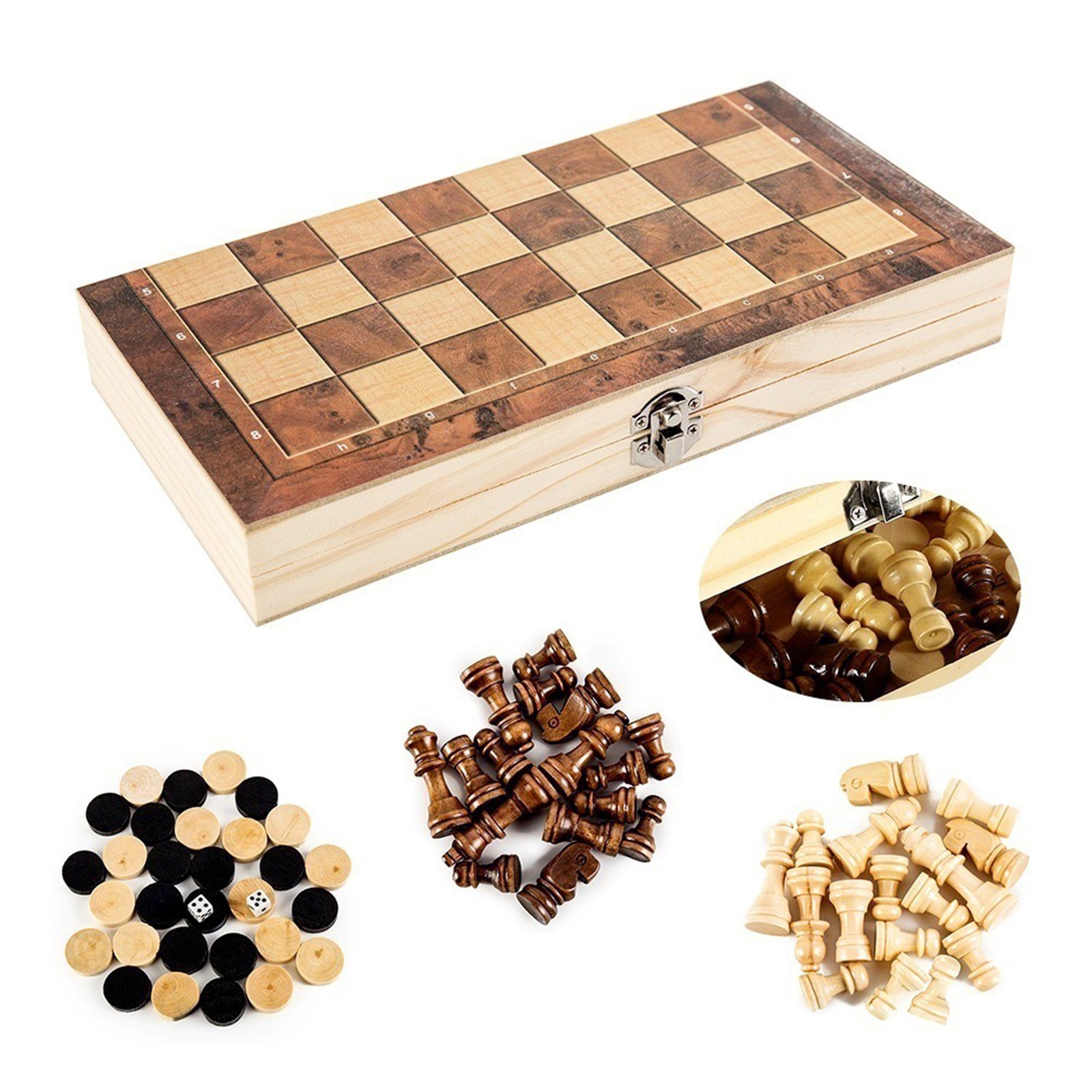 3-in-1-Backgammon-Handmade-Portable-Wooden-Chess-Pieces-Case-Board-Game-Folding-Different-Sizes-for