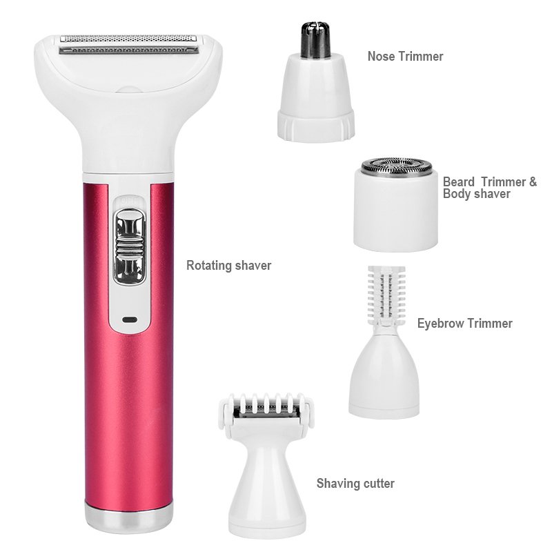 5-in-1-Electric-Hair-Remover-Rechargeable-Lady-Shaver-Nose-Hair-Trimmer-Eyebrow-Shaper-Leg-Armpit