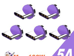 ZRE-AECHRDC 5A Round Magnetic Cable plug for iPhone Type C 3A Micro USB C Plugs Fast Charging Adapter Phone Microusb Type-C Magnetic Plug