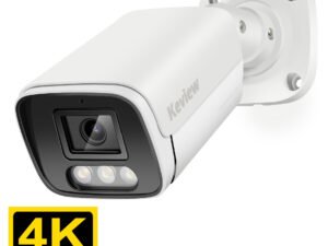 ZRE-AECMR 8MP 4K POE IP Camera Audio Outdoor H.265 Onvif Metal Bullet CCTV Home 4MP Color Night Vision Security Camera