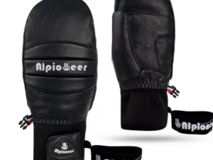 ZRE-AESKIIN ALPIONEER Ski Gloves Men Winter Warm Snow Sports Thermal Gloves Women Goat Leather Skiing Snowboard Mittens Waterproof Windproof