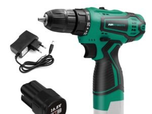ZRE-AEELHMR APRTIIKOTO Cordless Drill 16.8VF Electric Screwdriver Mini Cordless Power Driver DC Lithium Lon Battery 3/8"
