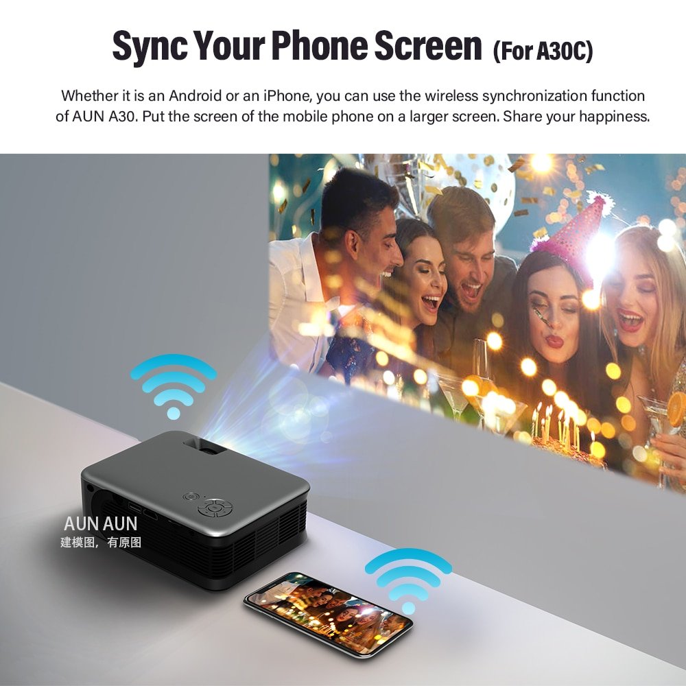 AUN-MINI-Projector-A30C-Pro-Smart-TV-WIFI-Portable-Home-Theater-Cinema-Sync-Android-Phone-Beamer