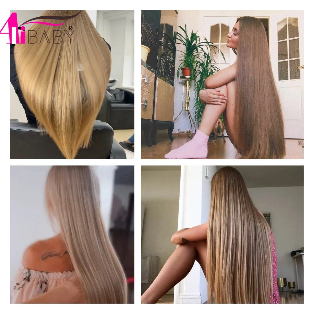 Ariel-Straight-Pony-28inch-Synthetic-Bundles-Crochet-Hair-Yaki-Braiding-Hair-Natural-Color-Ombre-Pink-Hair