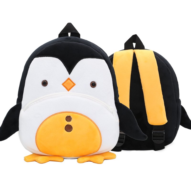 Cartoon-cute-plush-backpack-animal-backpack-boy-girl-school-backpack-outing-leisure-bag