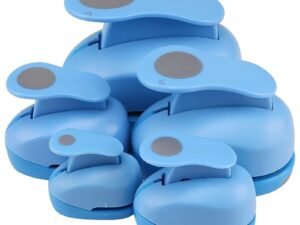 ZRE-AEPNCH Circle Paper Punch, 5 PCS Circle Punches For Paper Crafts, 5 Different Size Circle Hole Punch,Random Colors